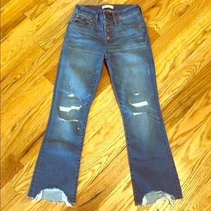 NEW Madewell Cali Demi Boot Jeans